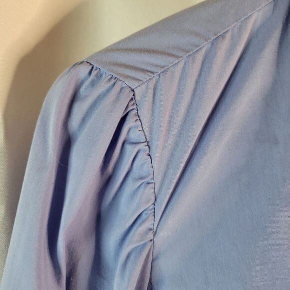 Ann Taylor LOFT Light Blue Button Down Shirt - Picture 2 of 13